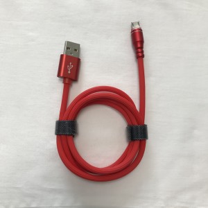 Rychlé nabíjení Hliníkové pouzdro Kulatý TPE kabel USB pro micro USB, typ C, nabíjení blesku iPhone a synchronizace