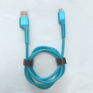 Rychlé nabíjení Kruhový kabel TPE USB pro micro USB, typ C, nabíjení blesku iPhone a synchronizace
