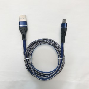 Opletené rychlé nabíjení plochého hliníkového pouzdra Flex ohýbání Bezdrátový datový kabel USB pro micro USB, typ C, nabíjení a synchronizace blesku iPhone
