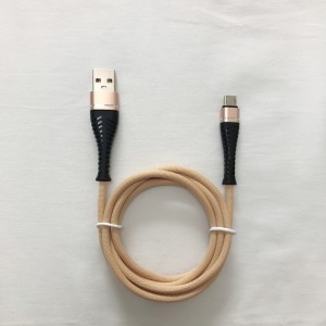 Opletené rychlé hliníkové pouzdro 3.0A ohybné ohýbání Flexibilní ohýbání Datový kabel USB zdarma pro micro USB, typ C, nabíjení a synchronizace blesku iPhone